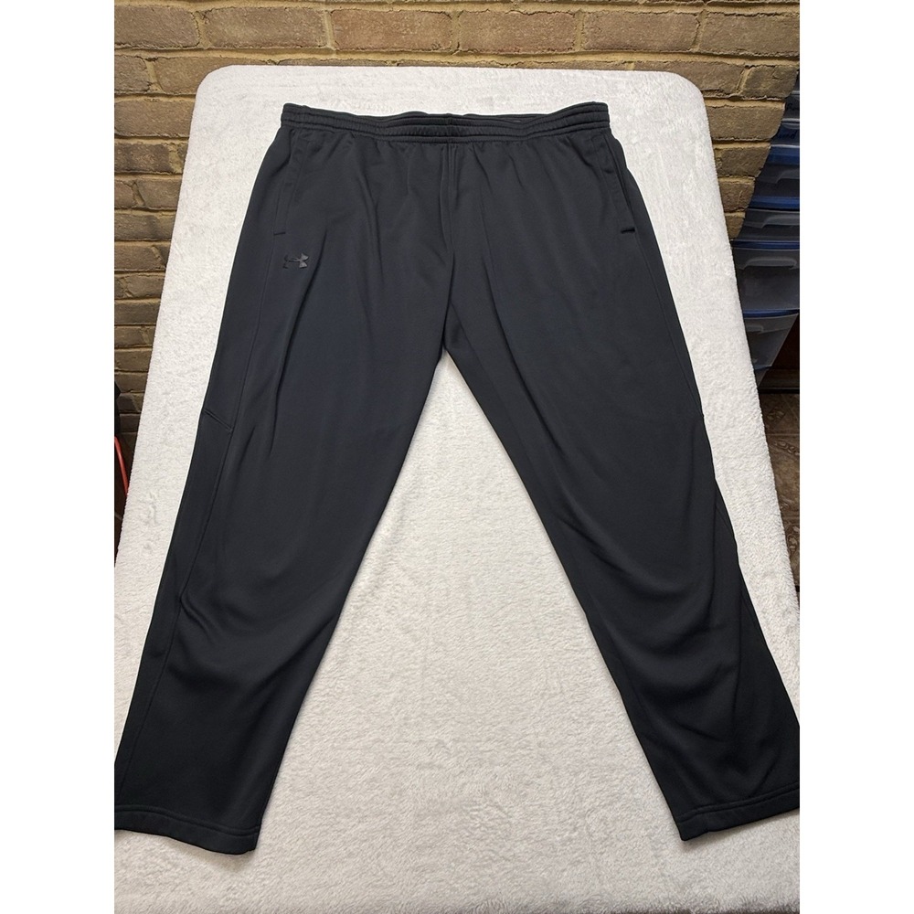 Under Armor Loose Coldgear 3XL Men's Joggers Black Athletic Loose Fit 2 Pockets